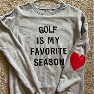 “Golf is my favorite season” Women’s Crewneck